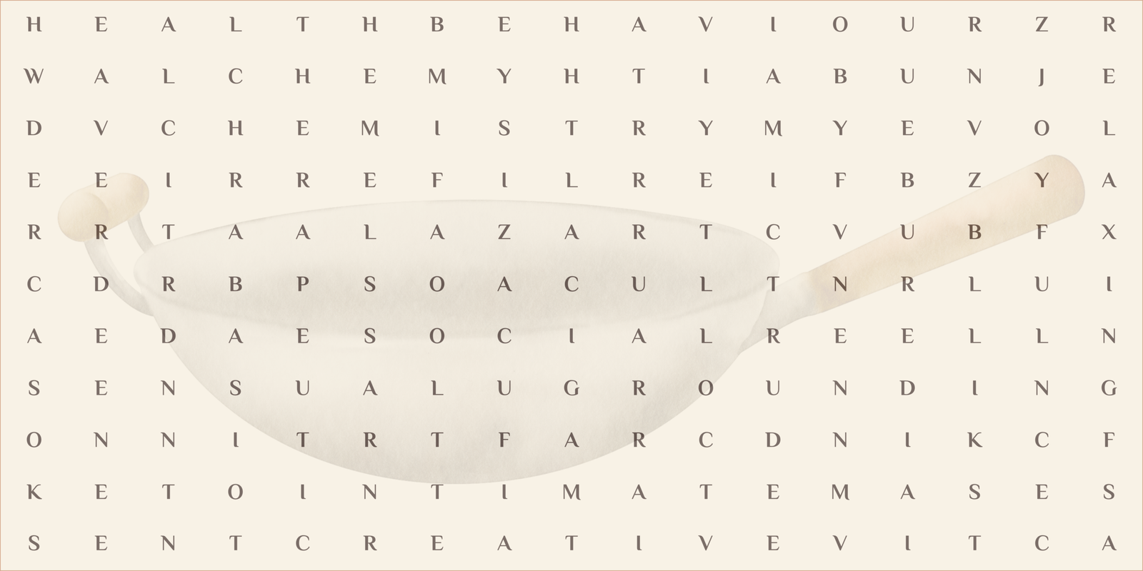 Word search: Cooking is…